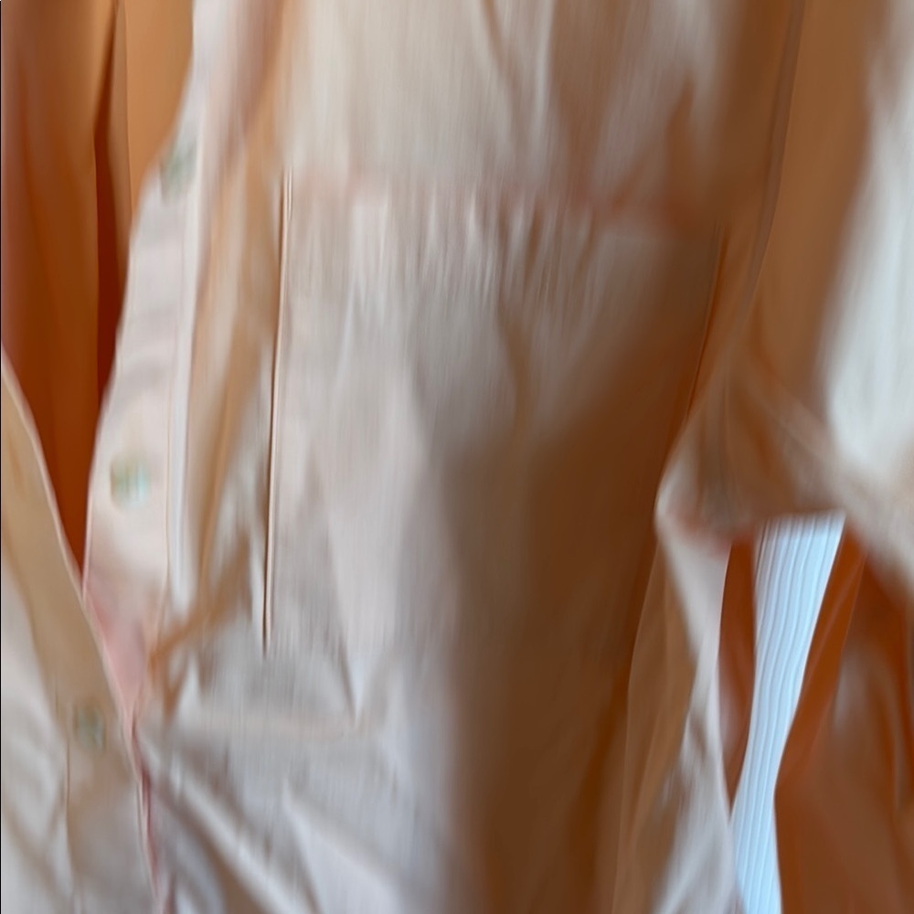 Lululemon Athletica oversized peach Orange Button Down Shirt - Picture 3 of 5